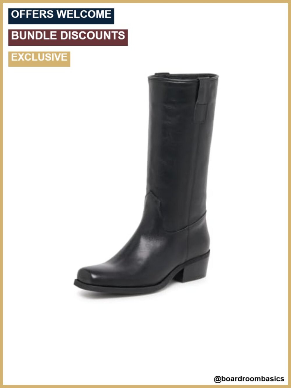 Suede Mid Calf Boots Slip On Casual Fall Footwear